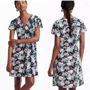 J. Crew short sleeve dress in island floral.